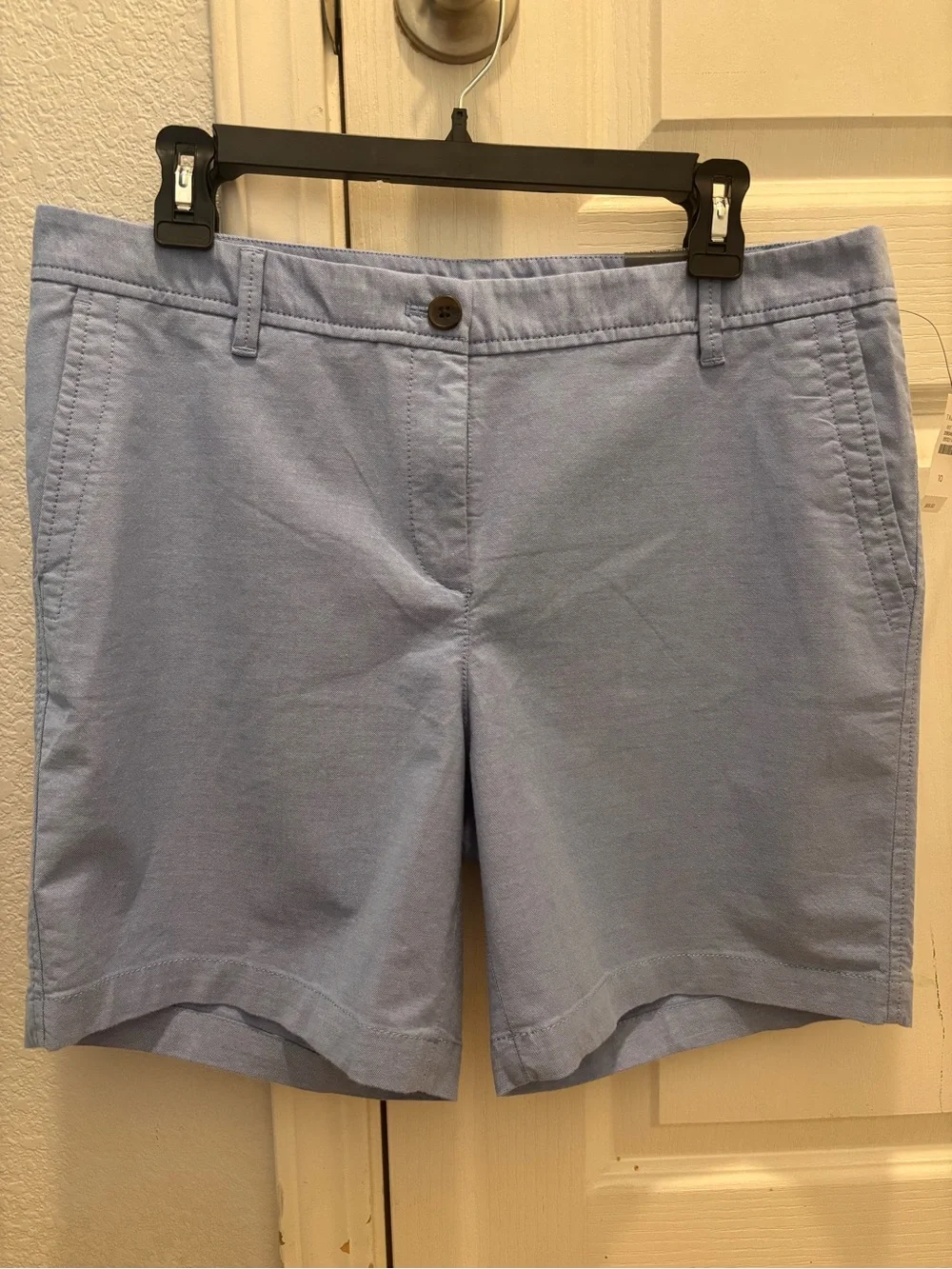 Relaxed Cotton Chino Shorts – NWT – Size 10 – Light Blue - Picture 8 of 8